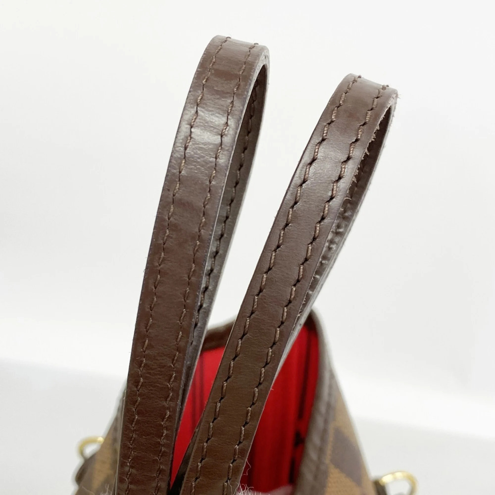 LOUIS VUITTON Brown Damier Neverfull MM Tote Bag - Picture 10 of 11